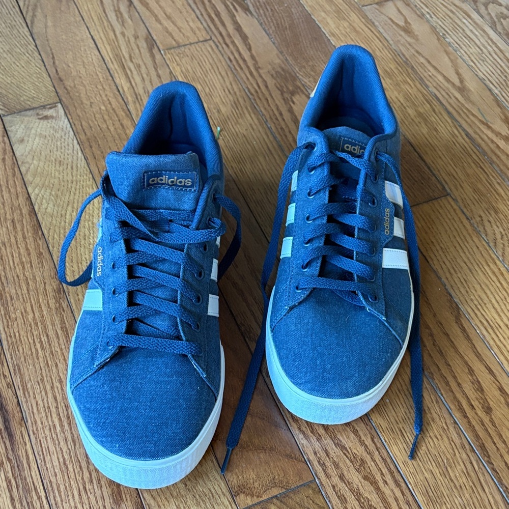 Adidas Men's Denim Blue Sneakers